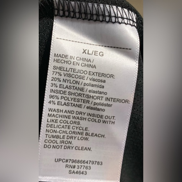 Rafaella Black Skort NWT - Picture 4 of 4